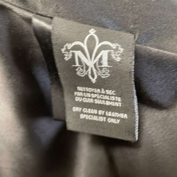 Mackage - Classic Wool Cashmere Blend Pea Coat Jacket - Black - Small - Picture 8 of 16